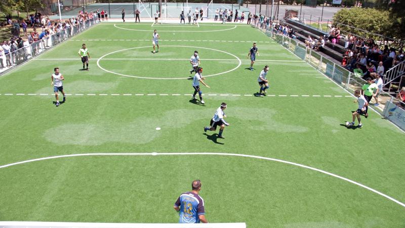 An official blind football field was inaugurated in Argentina.