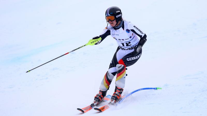 Andrea Rothfuss of Germany at the Tarvisio 2017 World Para Alpine Skiing Championships