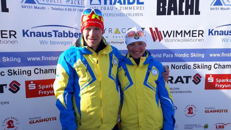 Ukraine's Paralympic champions Oleksandra Kononova and Grygorii Vovchynskyi married in 2011.  Both are competing at the 2017 World Para Nordic Skiing Championships in Finsterau, Germany.