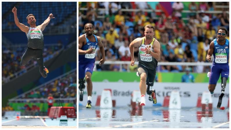 Heinrich Popow of Germany competes at the Rio 2016 Paralympic Games.