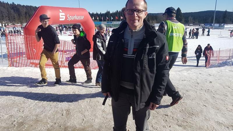 A local priest is also acting as the official timekeeper at Finsterau 2017