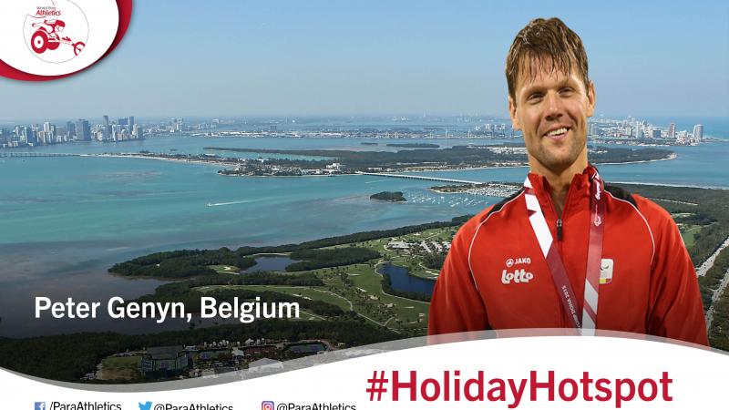 World Para Athletics' ‘Ones to Watch’ newcomer, T51 wheelchair racer Peter Genyn provides us with this week's holiday hotspot.