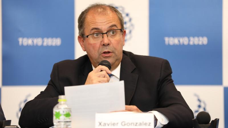 Xavier Gonzalez at the Tokyo 2020 Project Review