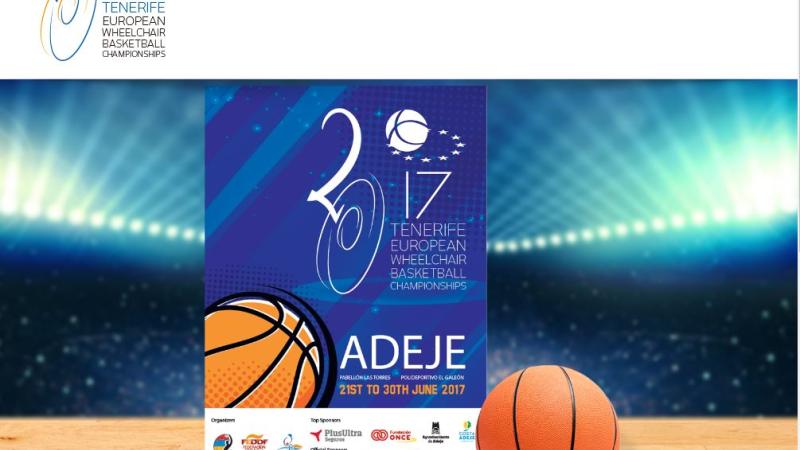 Screenshot of homepage of event website