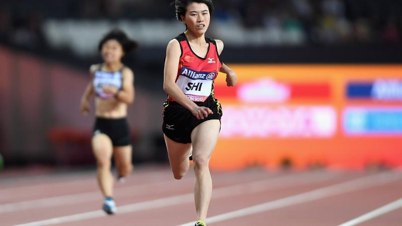 Yiting Shi China's Yiting Shi in action at the World Para Athletics Championships London 2017.