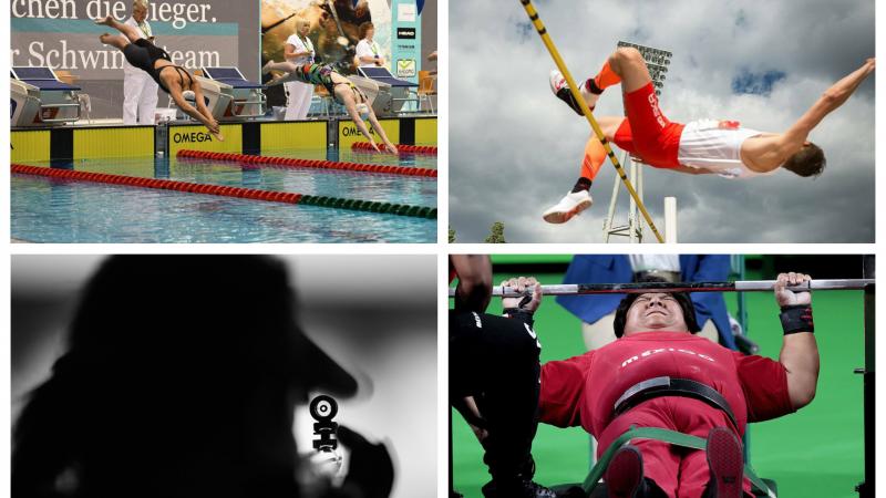 Para athletes compete in swimming, athletics, powerlifting and shooting