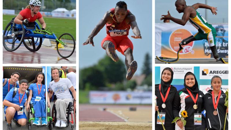 para athletes winning their events