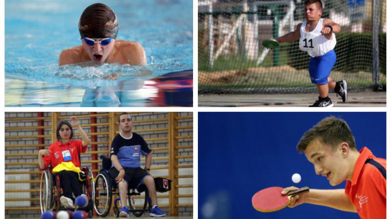 young Para athletes compete at their sports