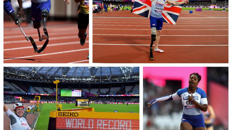 British Para athletes - collage