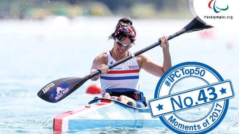 a female Para canoeist