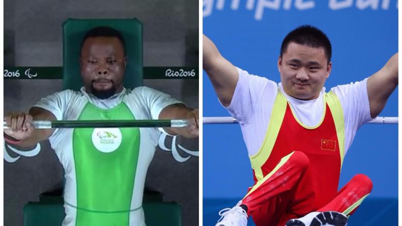 two male Para powerlifters