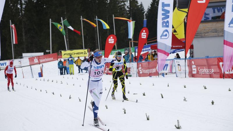 a male Para Nordic skier