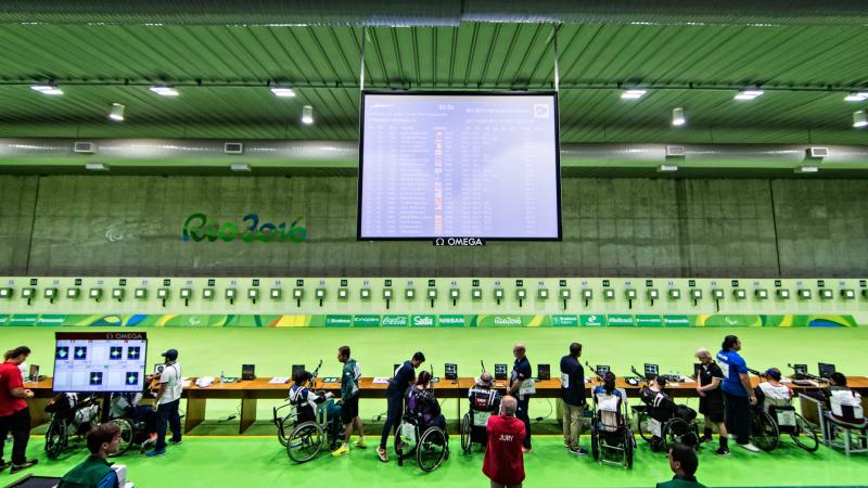Para shooters competing at Rio 2016