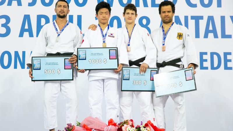 South Korean judokas stood out at 2018 Grand Prix in Antalya, Turkey