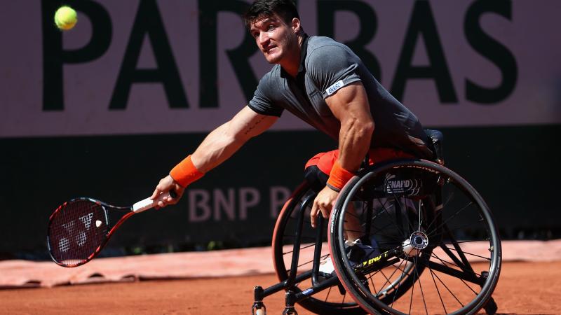 Argentinian wheelchair tennis player Gustavo Fernandez