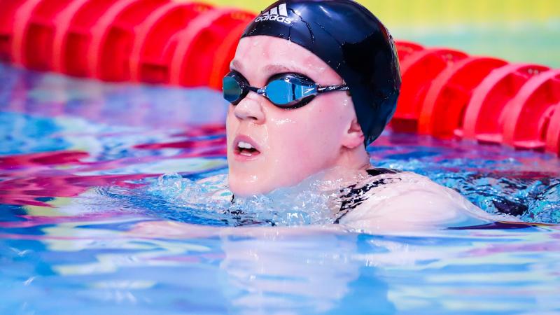 Swimmer in the water