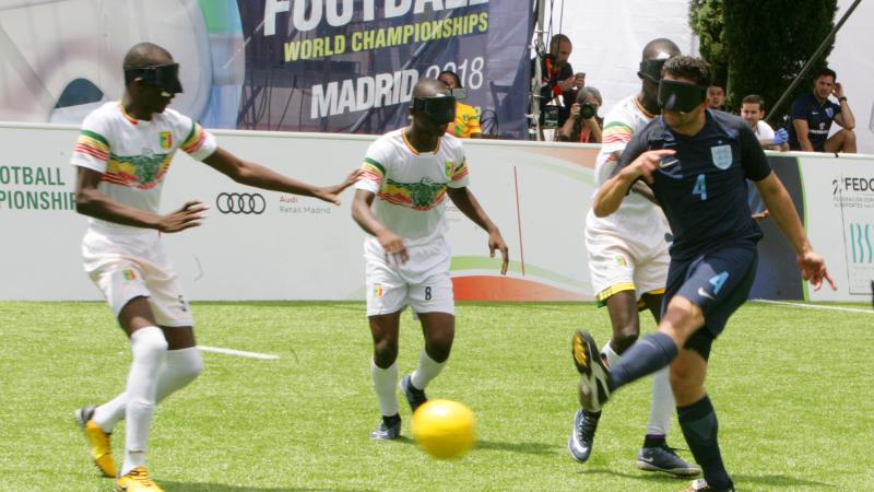 England started their 2018 World Championships with a 4-0 win over Mali.