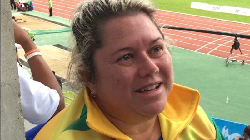 Brazilian discus F52 star broke world record in Paris. 