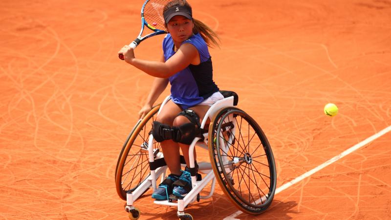 Yui Kamiji won the Toyota Open International de L'ile de Re just over a week after claiming her third Roland Garros crown