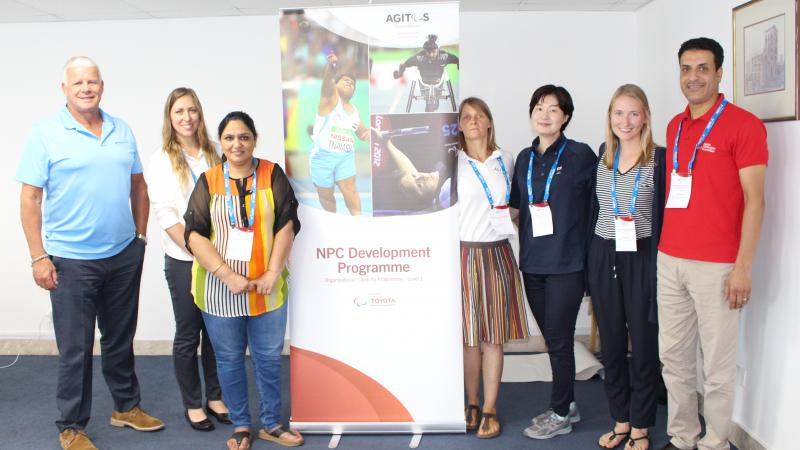 Participants of the OCP1 Educator Course in Dubai, UAE, pose for a picture