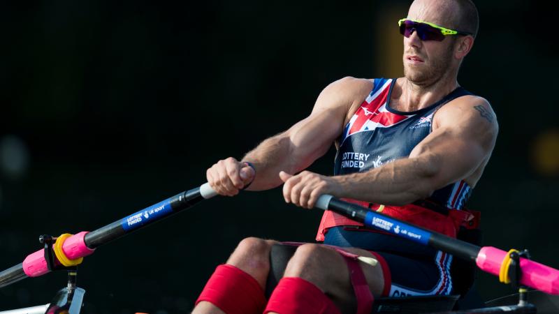 male Para rower Andrew Houghton