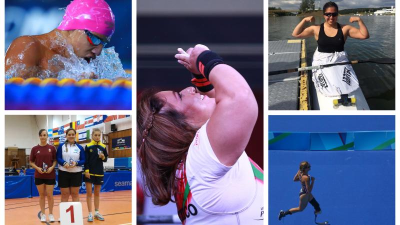 five Americas Para athletes competing at their sports