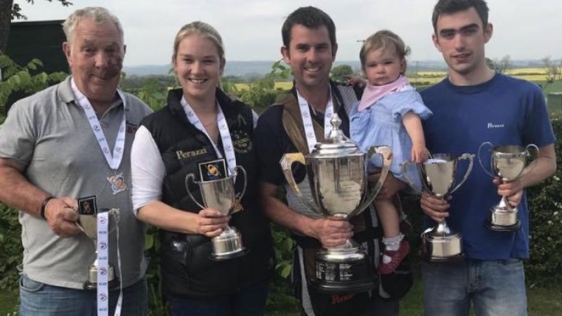 Great Britain's Steve Ling (far left) will be aiming to add his family's shooting successes at Lonato 2018.