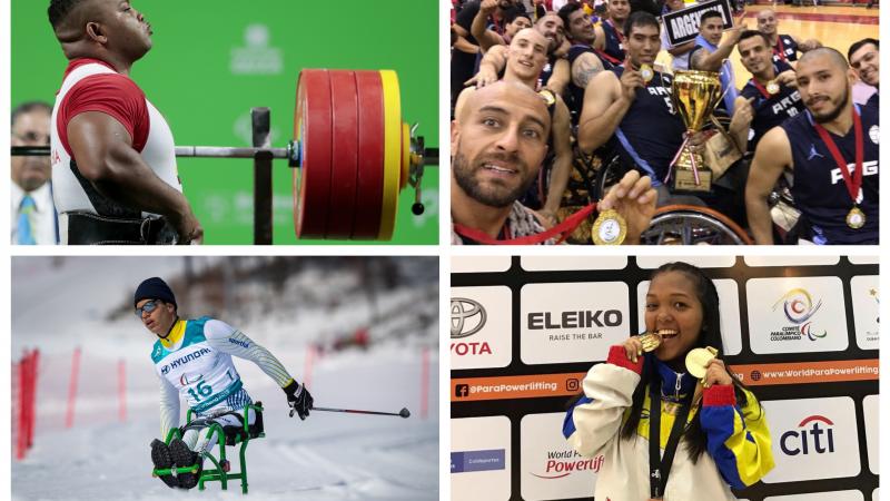 four Americas Para athletes competing in powerlifting, Nordic skiing and wheelchair basketball