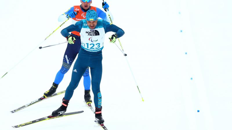 male Para Nordic skier Vitaliy Lukyanenko