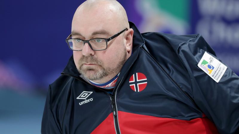 male wheelchair curler Ole Fredrik Syversen