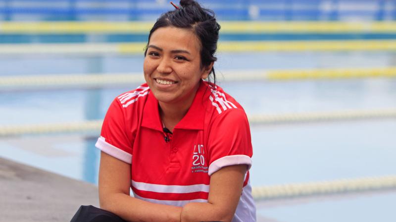 Peruvian swimmer Dunia Felices