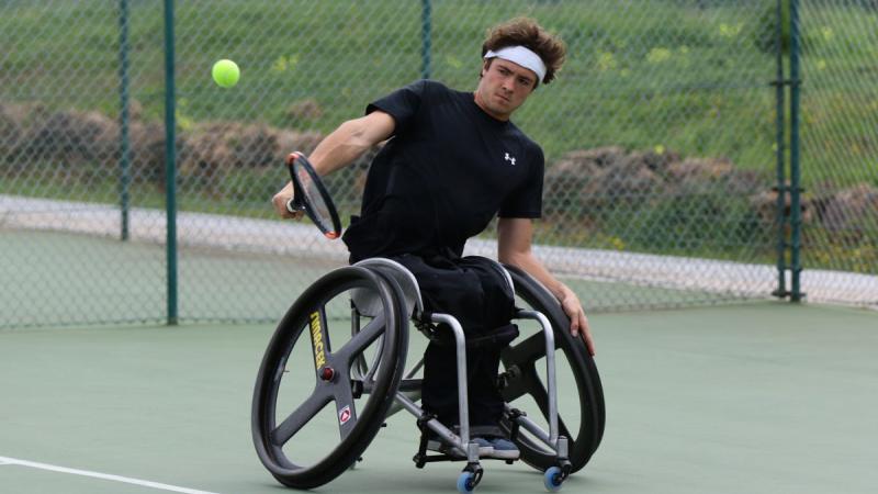 Nico Langmann - Austria male wheelchair tennsi player Nico Langmann