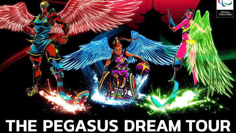 the official video game of the IPC - The Pegasus Dream Tour