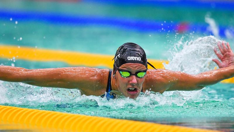 Germany’s Verena Schott at the Dublin 2018 European World Para Swimming Championships