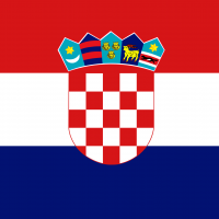 Croatia flag square