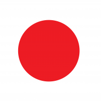 Japan flag square