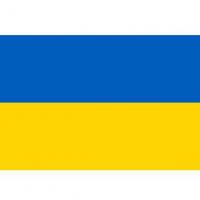 Ukraine flag square