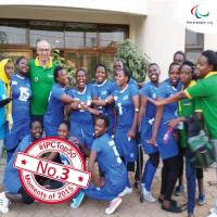 Rwanda's women's sitting volleyball team