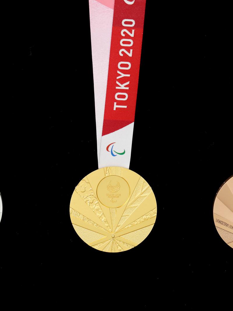 The medals for the Tokyo 2020 Paralympic Games