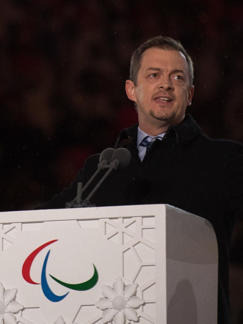 The President of the International Paralympic Committee Andrew Parsons