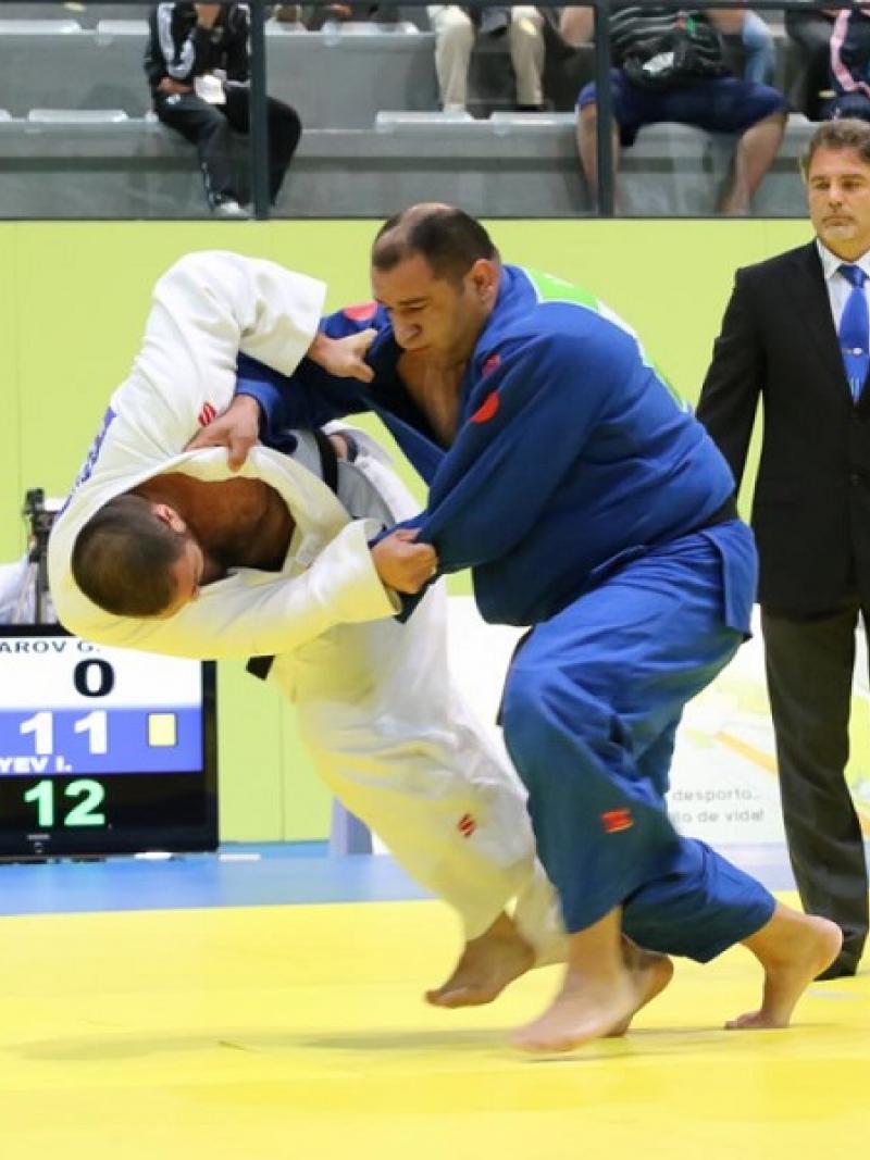 Azerbaijan’s Ilham Zakiyev conceded the final match at the 2015 IBSA European Judo Championships to Russia’s Abdula Kurmagomedov.