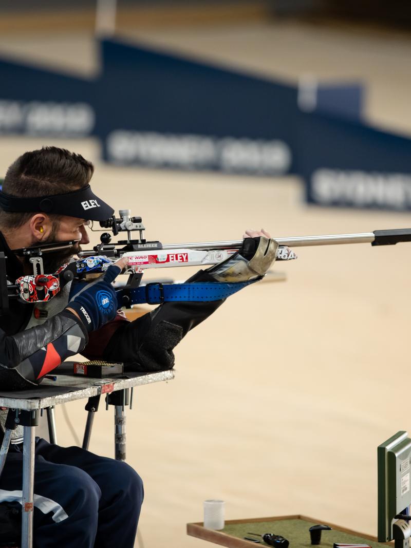Matt Skelhon during a competition