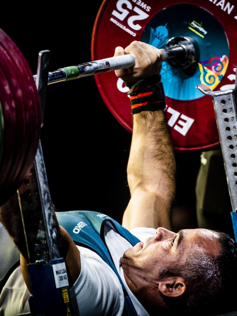 Para powerlifting athletes lift up to three times their own bodyweight during an attempt!