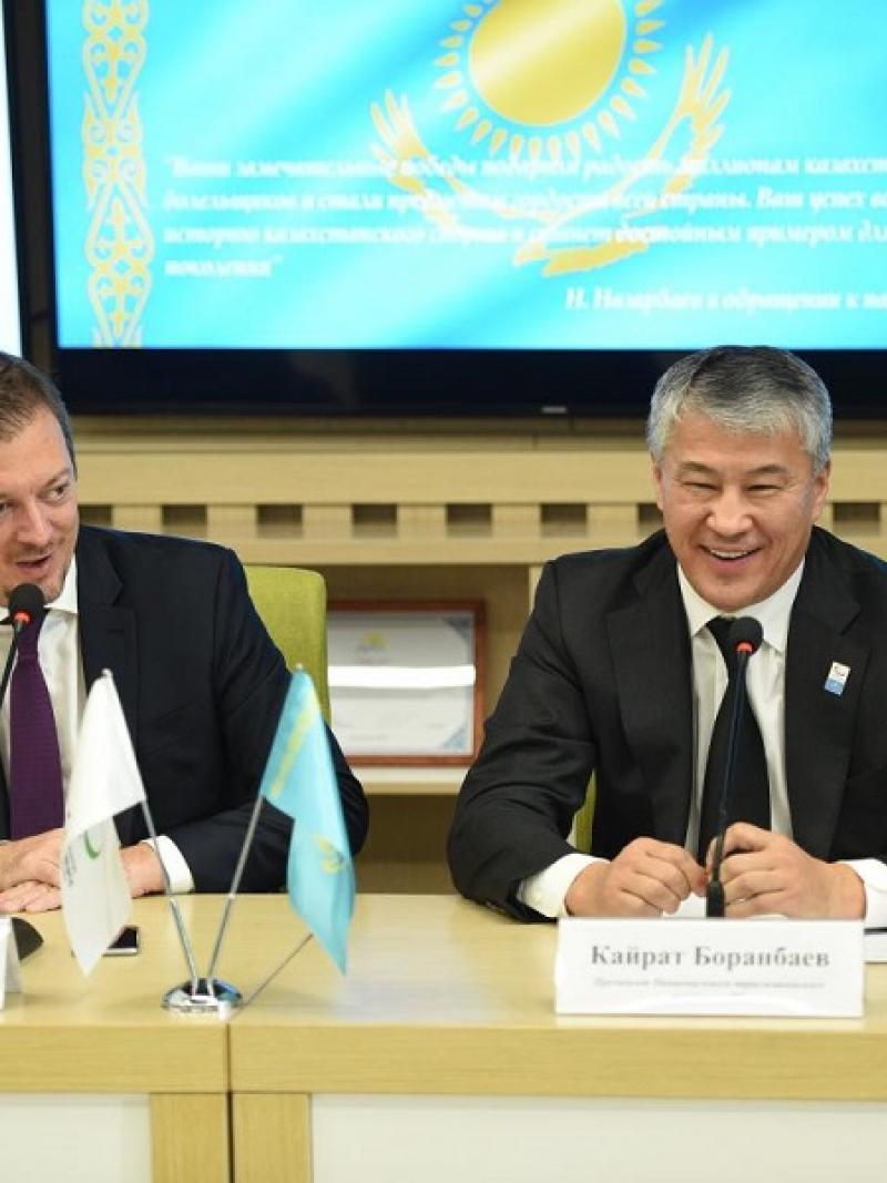 Andrew Parsons in Kazakhstan