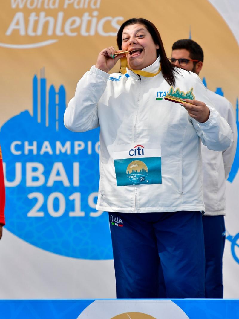 Italy’s Assunta Legnante