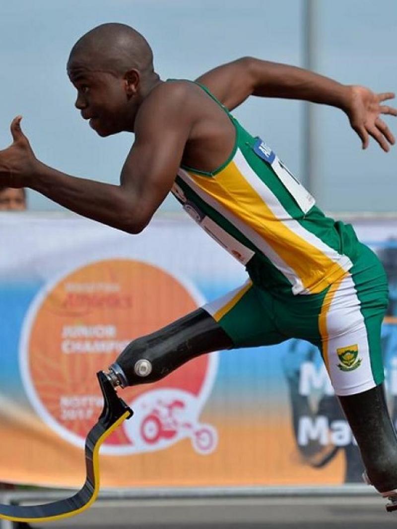 South Africa's Ntando Mahlangu