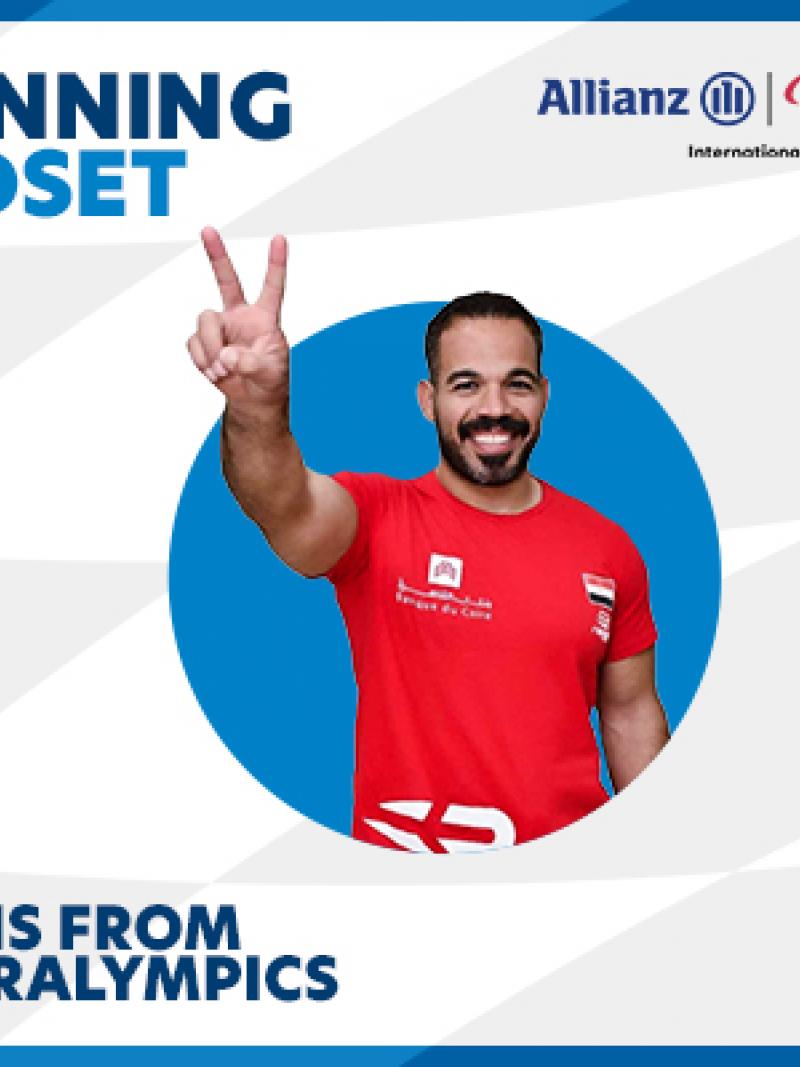 graphic of Egyptian man smiling