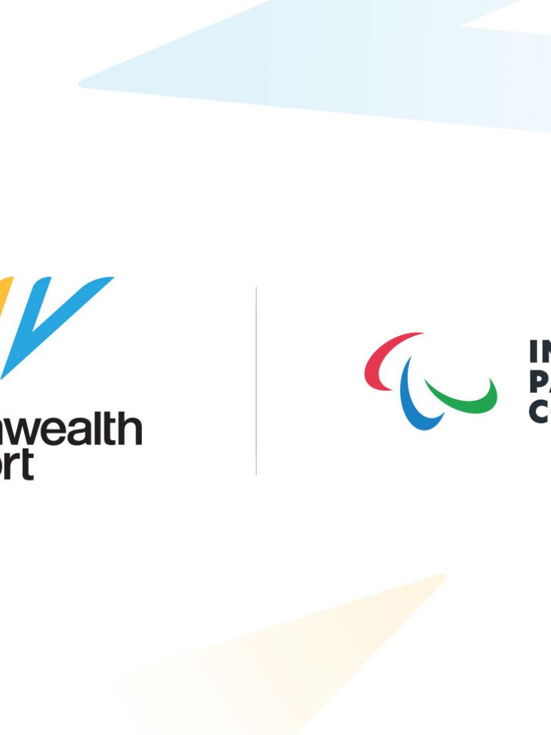 Logos of the Commonwealth Games Federation and the IPC