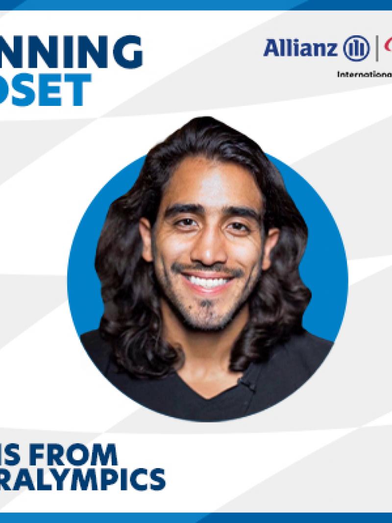 Sponsored graphic with man's headshot