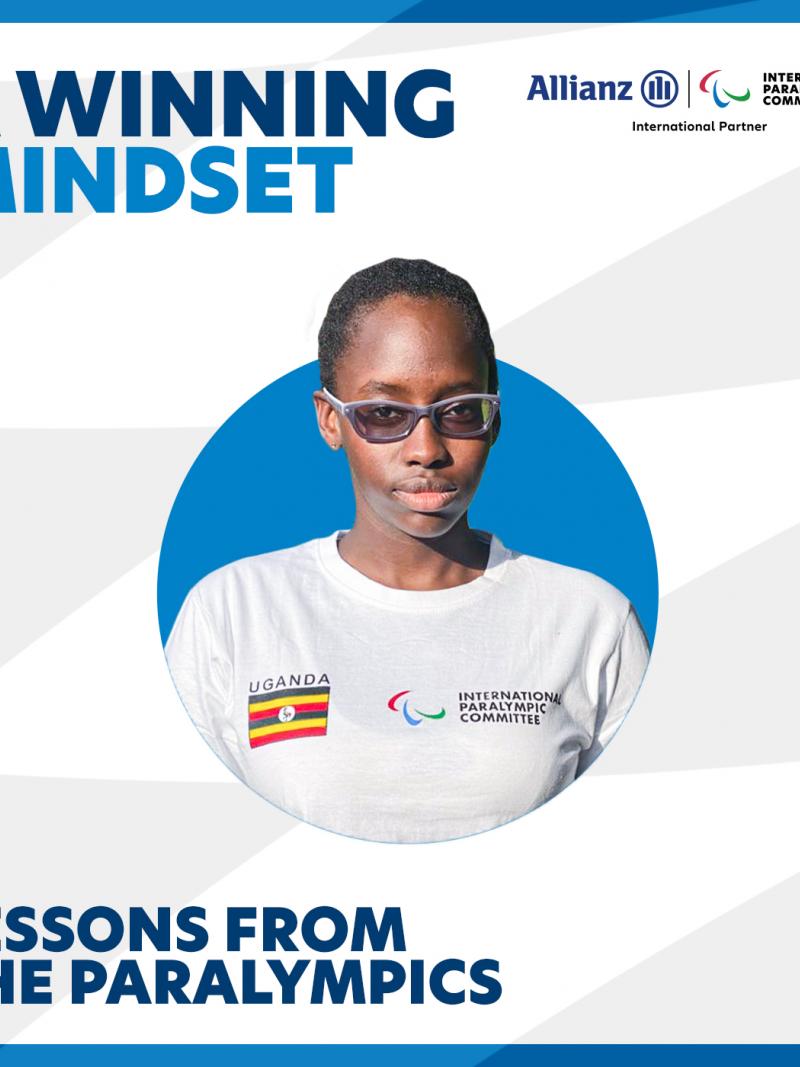 Sponsored graphic with Ugandan woman